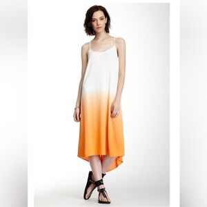Sugarlips Citrus Dip Dyed Orange boho dress slip dress